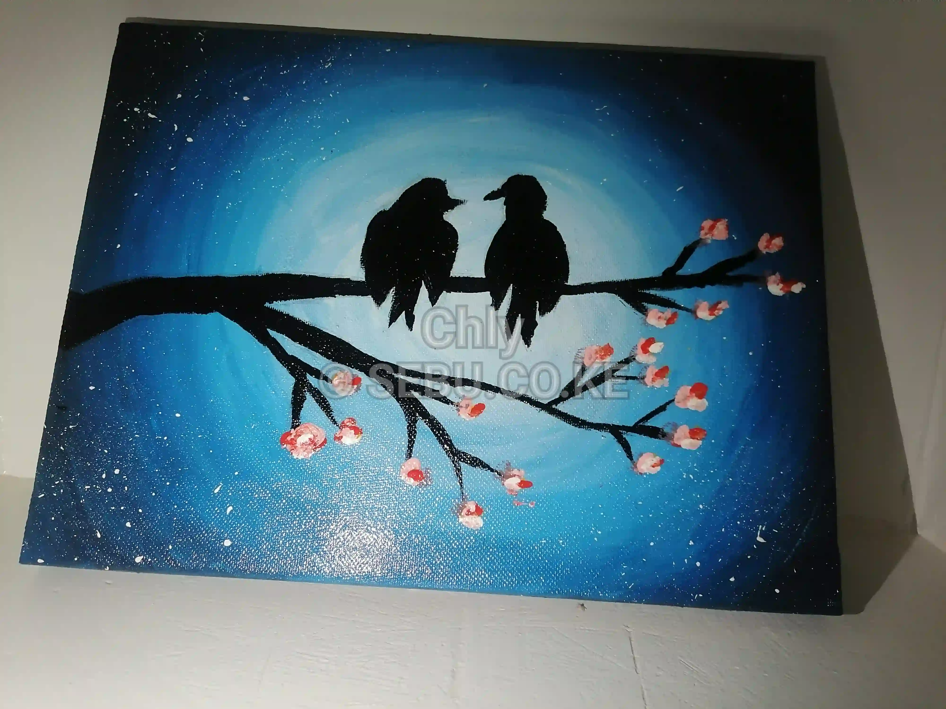 Lovebirds Painting