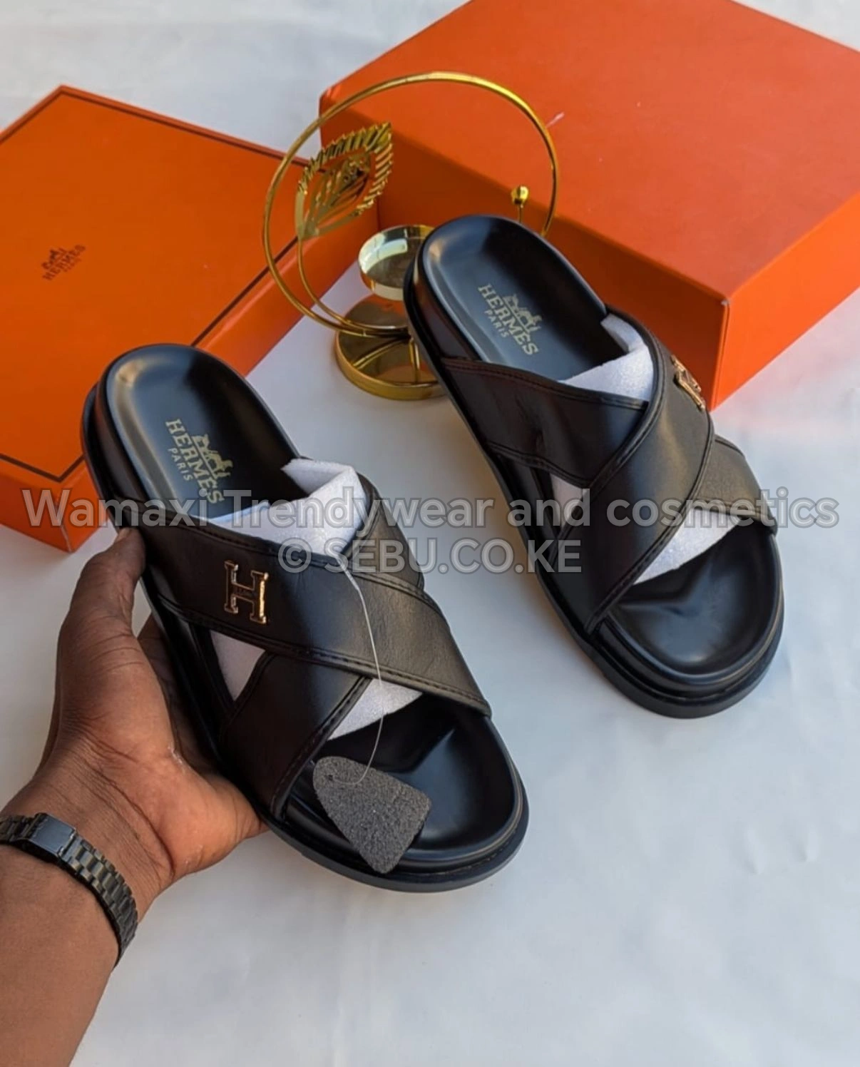 Hermes Leather Sandals