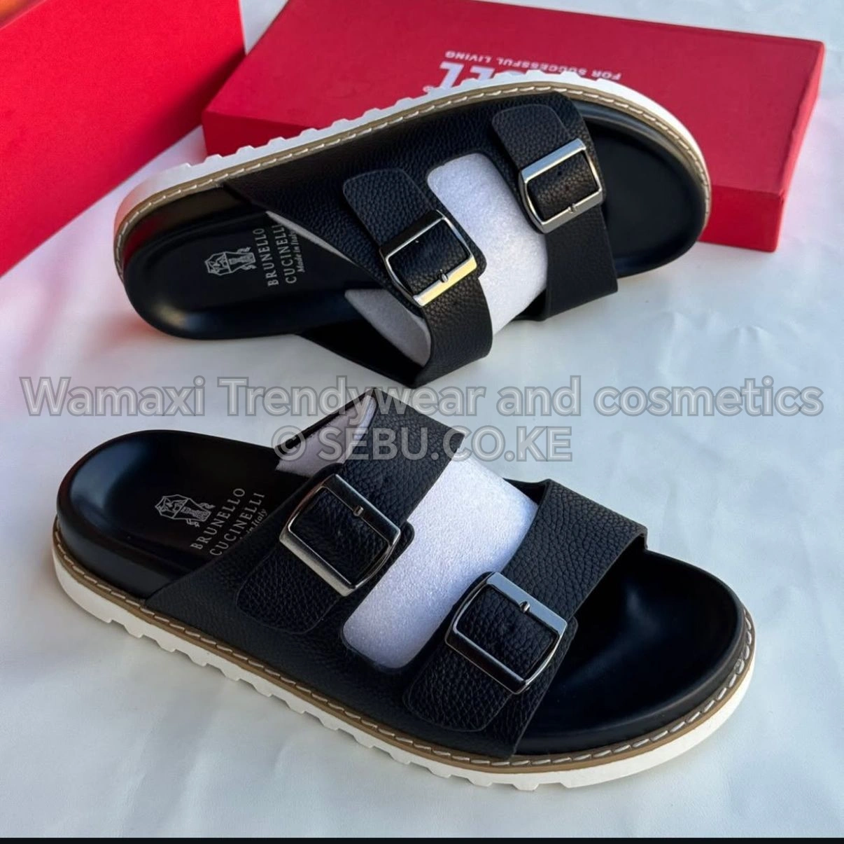 Brunello Leather Sandals